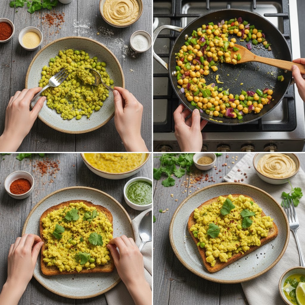 CHICK PEA SCRAMBLE PLANT-BASED