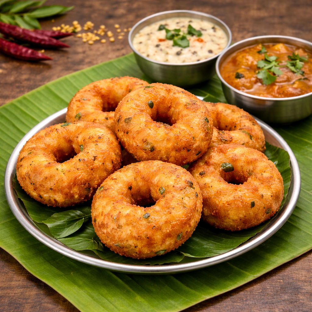 Medu vada – traditional South Indian Breakfast Recipes