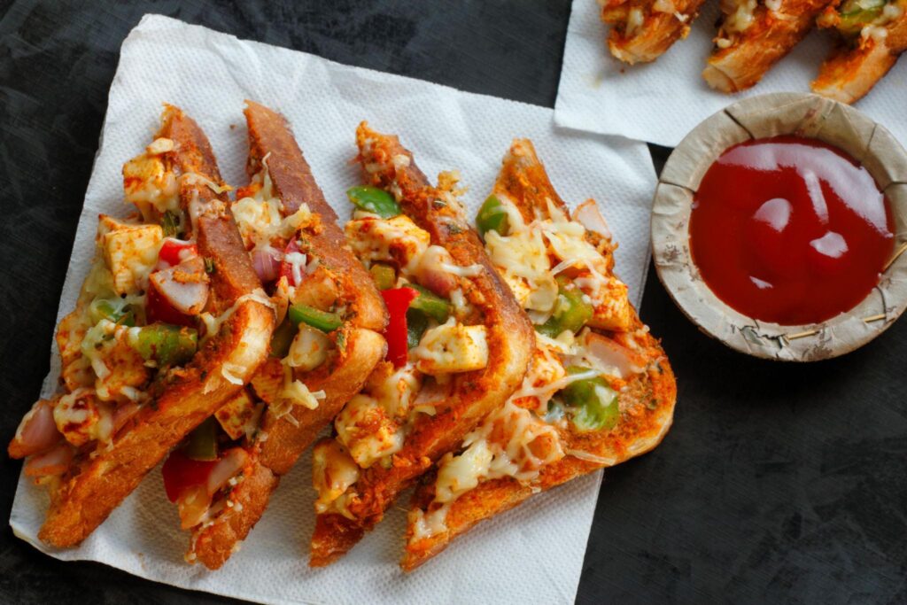 quick and easy snacks cheese toast