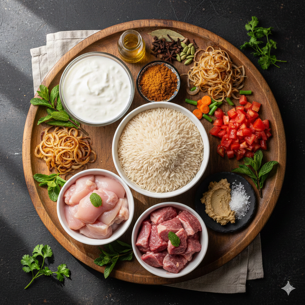 how to make biryani recipe ingredients