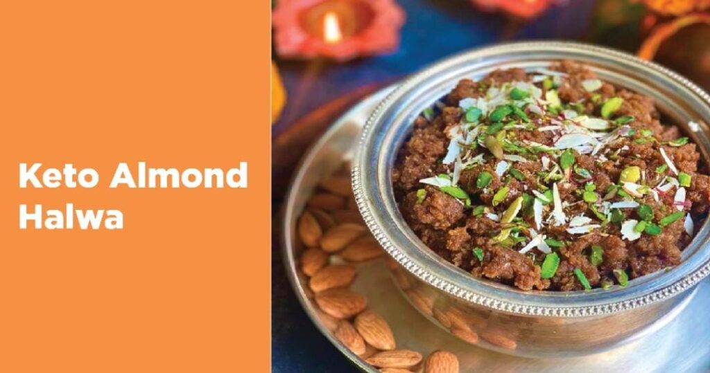 Almond flour Indian desserts healthy sweets.