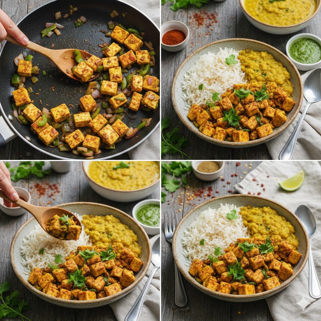 INDIA TOFU BOWL - PLANT- BASED