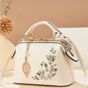 StyleCast PU Half Moon Handheld Bag With Detachable Sling Strap